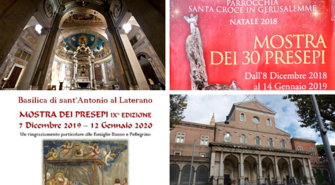 8 dicembre 2019 – 12 gennaio 2020 Le mostre dei presepi nel Rione Esquilino