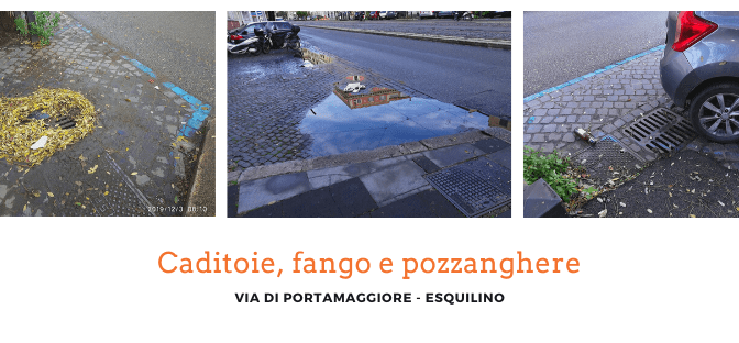 Alcune considerazioni su caditoie, pulizia delle strade e “bombe d’acqua”