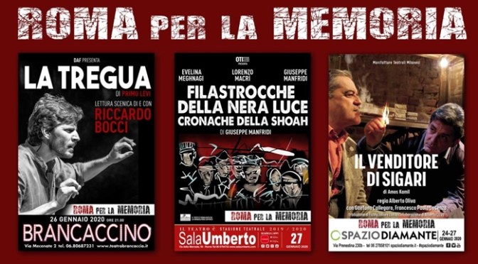 26 gennaio 2020 ore 21,00 “La Tregua” al Teatro Brancaccino