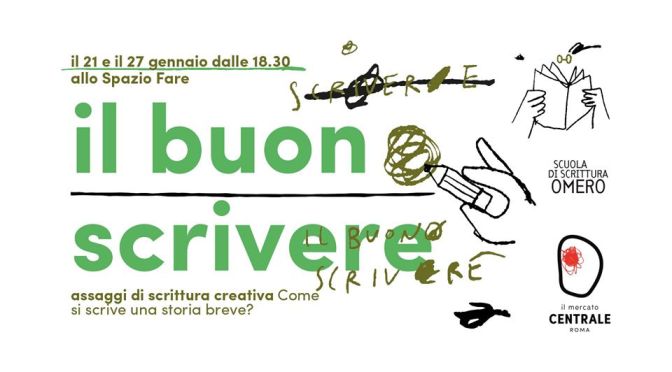 21 e 27 gennaio 2020 “Il buono scrivere” al Mercato Centrale