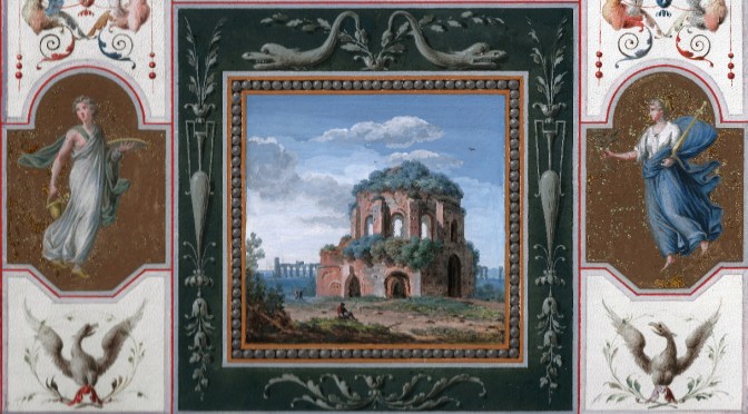 Una ulteriore opera d’arte del passato, poco nota, che ha come soggetto il cd. Tempio di Minerva Medica