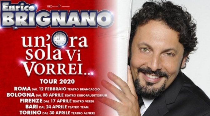 12 febbraio 22 marzo 2020 “Un’ora sola vi vorrei” al Teatro Brancaccio – rinviato