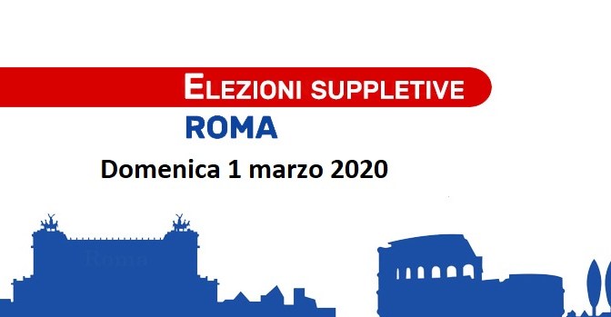 1 marzo 2020 Elezioni suppletive per la Camera dei Deputati nel Centro Storico di Roma