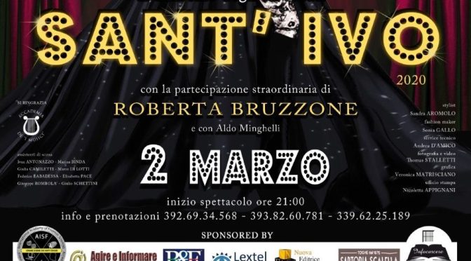 2 marzo 2020 “Sant’Ivo il Sanremo degli Avvocati” al Teatro Brancaccio