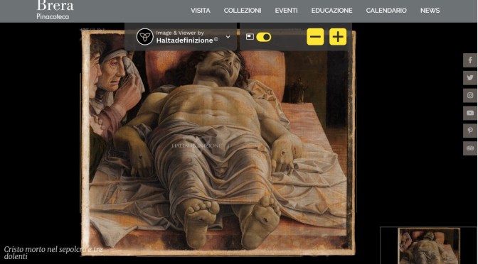 MUSEI / La Pinacoteca di Brera in altissima definizione: online i capolavori con particolari mai visti prima