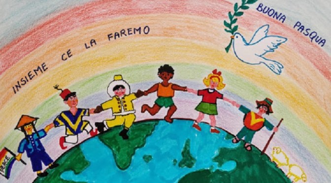 Dalle nostre case a tutti voi l’augurio di Buona Pasqua #DistantiMaUniti