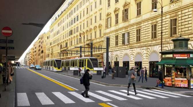 Non tutti sono d’accordo sul progetto del Comune relativo alla nuova linea tranviaria Termini Tor Vergata