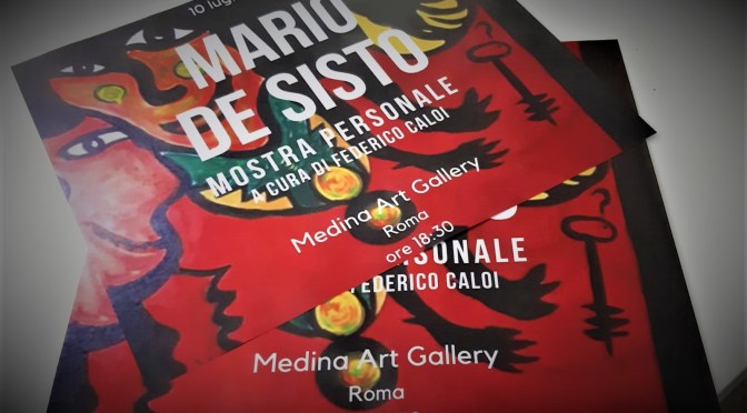 dal 10 luglio Mostra personale di Mario De Sisto allo Studio Medina