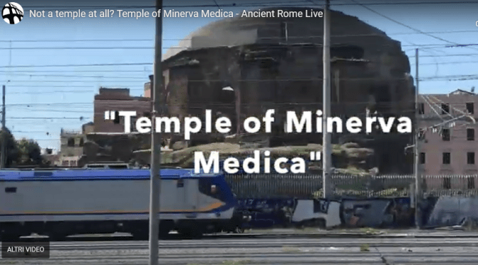 Il cd. Tempio di Minerva Medica visto dall’American Institute for Roman Culture