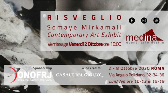 2 – 8 ottobre 2020 “Risveglio” mostra d’arte allo Studio Medina