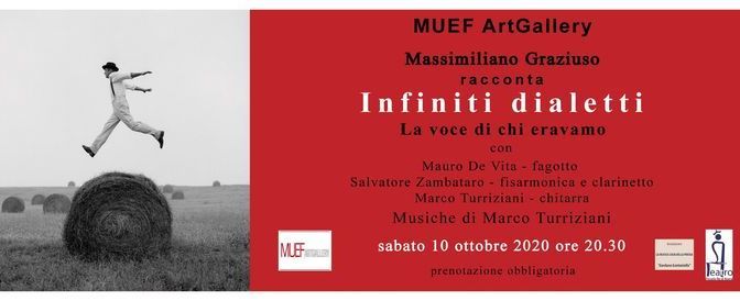 10 ottobre 2020 “Infiniti dialetti” al Muef Art Gallery