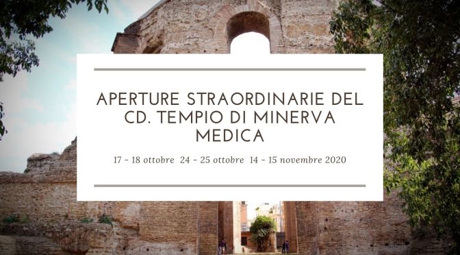 Aperture straordinarie del cd Tempio di minerva Medica