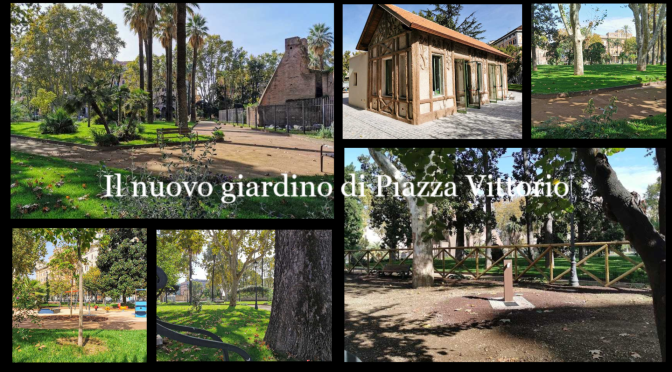 31 ottobre 2020: Riapre il giardino “Nicola Calipari” a Piazza Vittorio.