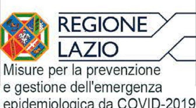 La nuova ordinanza della Regione Lazio con il nuovo modello di autocertificazione