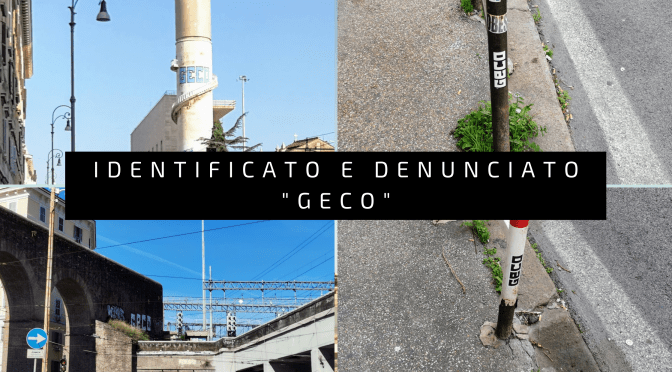 “Geco”, denunciato noto writer da parte della Polizia Locale di Roma