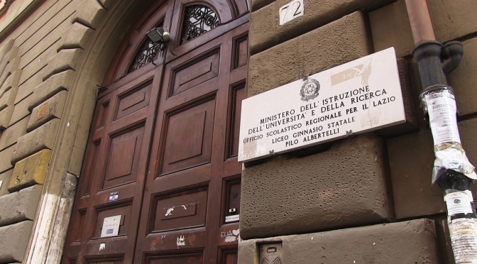 La protesta degli studenti del liceo “Pilo Albertelli” nel servizio di TG3 Lazio del 19/11/2020