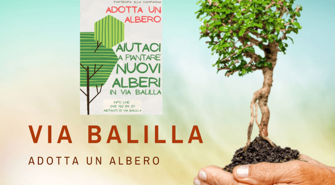“Adotta un albero” iniziativa degli abitanti di via Balilla per piantare nuovi alberi