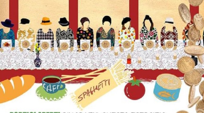 Portici Aperti: Riparte l’iniziativa “Porta la spesa”. Raccolta a via Carlo cattaneo, 4