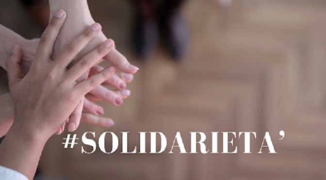8 febbraio 2021 iniziativa di solidarietà “Portalaspesa” a via Cattaneo
