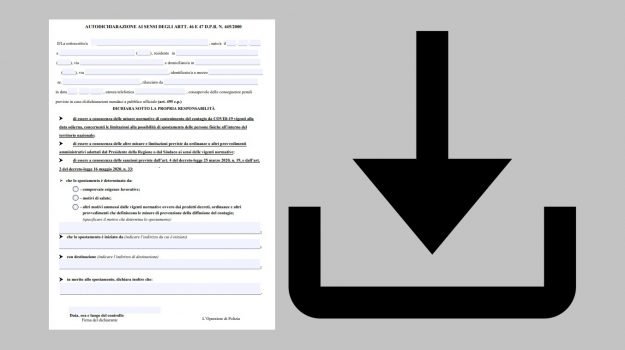 Il Modulo di autocertificazione editabile marzo 2021