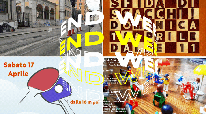 17-18 aprile 2021 Gli appuntamenti del weekend nella parte pedonale di via Bixio