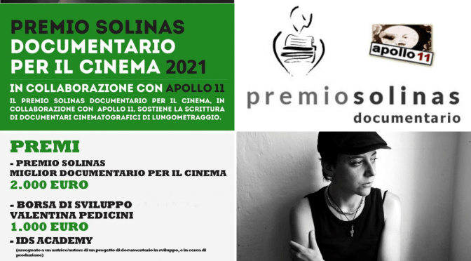 Rinviata al 7 giugno 2021 la scadenza del concorso “Premio Solinas documentario per il cinema”