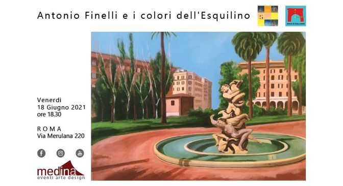 Dal 18 giugno 2021 “Mostra delle nuove opere di Antonio Finelli” al Medina ArtGallery