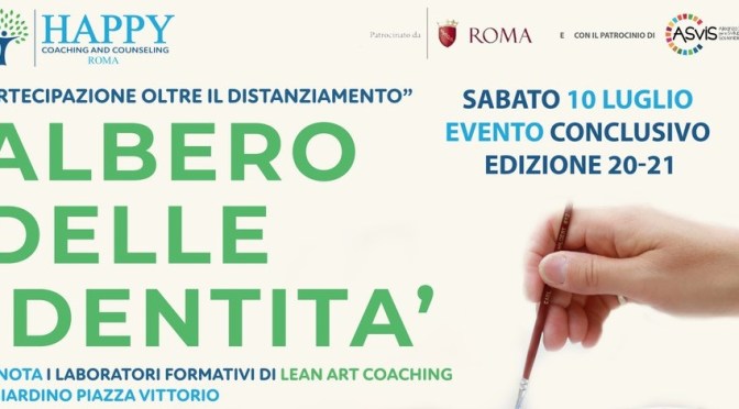 10 luglio 2021 evento conclusivo edizione 20-21 del progetto  “Albero delle identità” a Piazza Vittorio