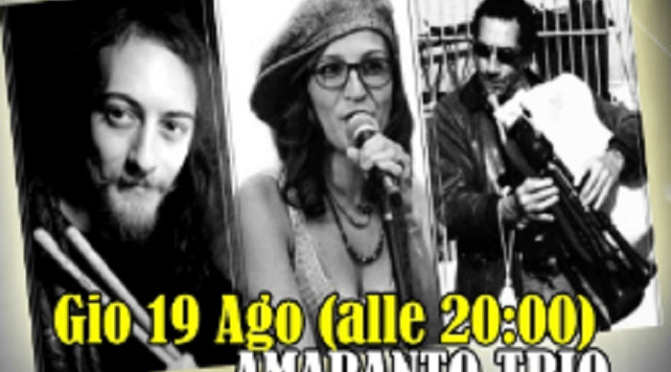 19 agosto 2021 “Amaranto Trio” a Notti di Cinema a Piazza Vittorio