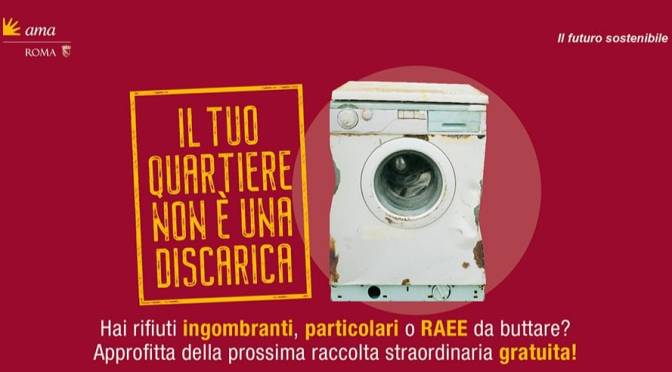 21 novembre 2021 Raccolta straordinaria gratuita dei rifiuti ingombranti nel I Municipio (non a Piazza Vittorio)