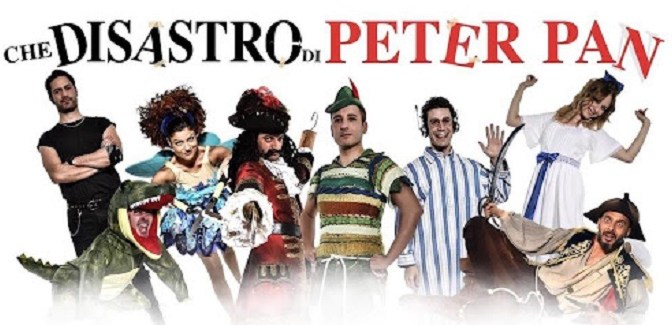 3- 28 novembre 2021 “Che disastro di Peter Pan” al Teatro Brancaccio