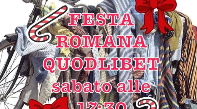 18 dicembre 2021 Festa Romana “Quod Libet” all’Apollo 11