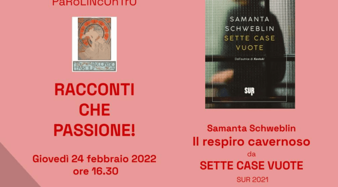 24 febbraio 2022 “Il respiro cavernoso” lettura condivisa presso la Biblioteca Nelson Mandela