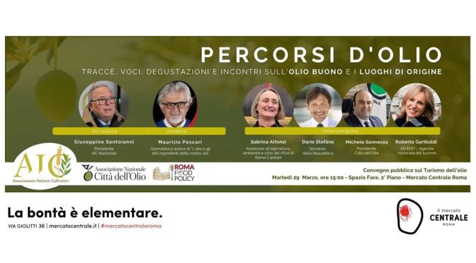 29 marzo 2022 “Percorsi d’olio” al Mercato Centrale