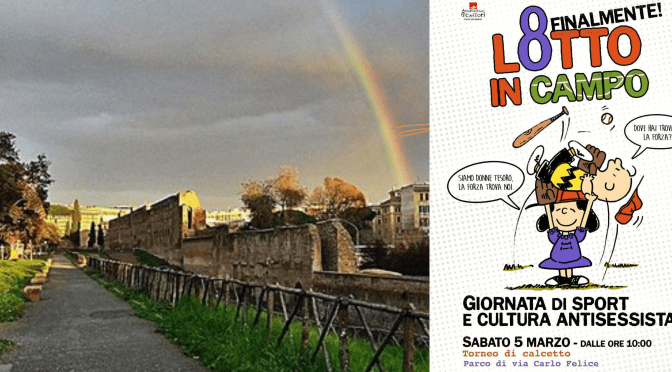 5 marzo 2022 “L8tto in campo” Torneo di Calcetto al Parco di via Carlo Felice