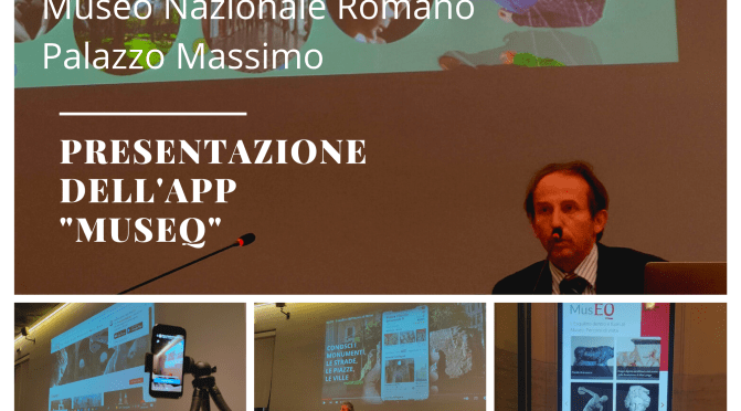 Le immagini e il video della presentazione dell’App “Museq” al Museo Nazionale Romano – Palazzo Massimo