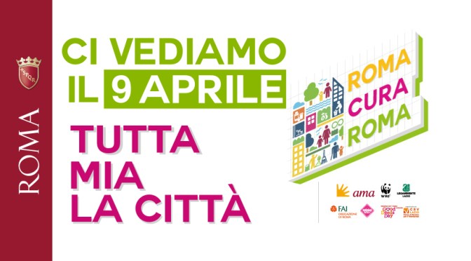 9 aprile 2022 in occasione di “Roma cura Roma” Festa al Colle Oppio