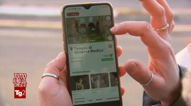 L’app “Museq” illustrata in un servizio di RAI TG2 “Tutto il bello che c’è”