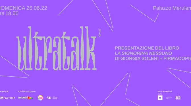 26 giugno 2022 Presentazione del libro “La signorina Nessuno” al Palazzo Merulana