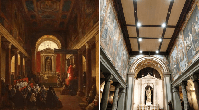 Francois Marius Granet, un antico estimatore dei tesori dell’attuale via Giolitti. Parte seconda: la chiesa di Santa Bibiana