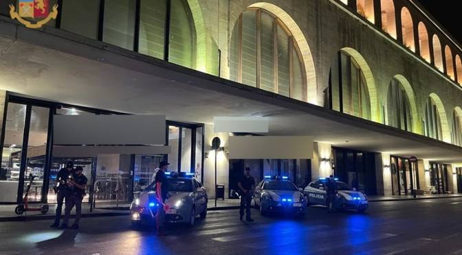Novembre 2022 Continuano i controlli da parte delle Forze dell’Ordine nella zona della Stazione Termini