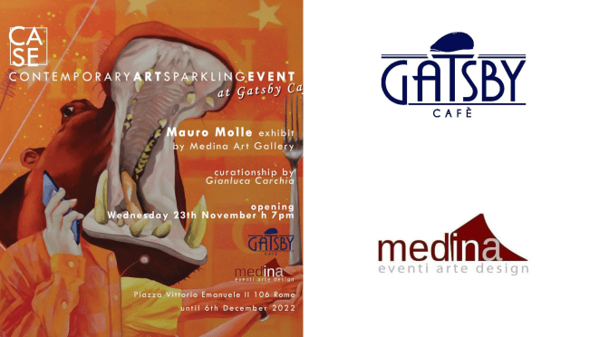 Dal 23/11/22 al 06/12/22 “Mauro Molle exhibit” al Gatsby Cafè