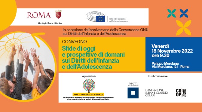 “Sfide di oggi e prospettive di domani sui Diritti dell’Infanzia e dell’Adolescenza” a Palazzo Merulana