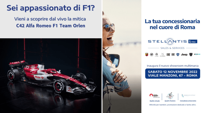 12/11/22 Inaugurazione del nuovo Showroom “Stellantis &You” a viale Manzoni