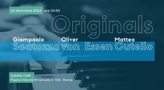 20/12/22 “Jazz Originals” al Gatsby Cafè