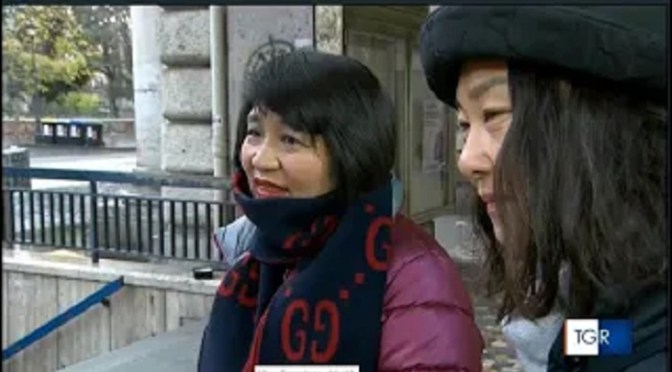 Il Capodanno Cinese illustrato in un servizio del TG3 Lazio registrato a Piazza Vittorio