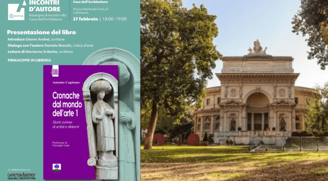 27/2/23 Presentazione del libro “Cronache dal mondo dell’arte 1” all’Acquario Romano