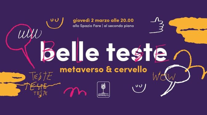 2/3/23 “Belle teste” al Mercato Centrale