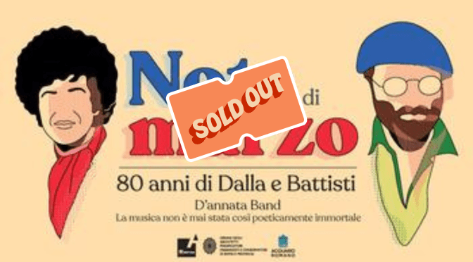 25/3/23 “Note di marzo” Sold out all’Acquario Romano – Casa dell’Architettura