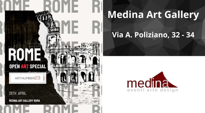 Dal 28/4 al 4/5/23 “Artnumber23: Open Art Special” al Medina Art Gallery